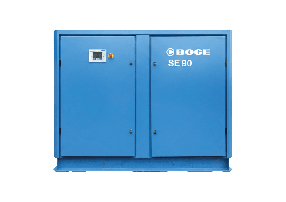 BOGE Schraubenkompressor der SE-Serie mit Focus Controle Steuerung
