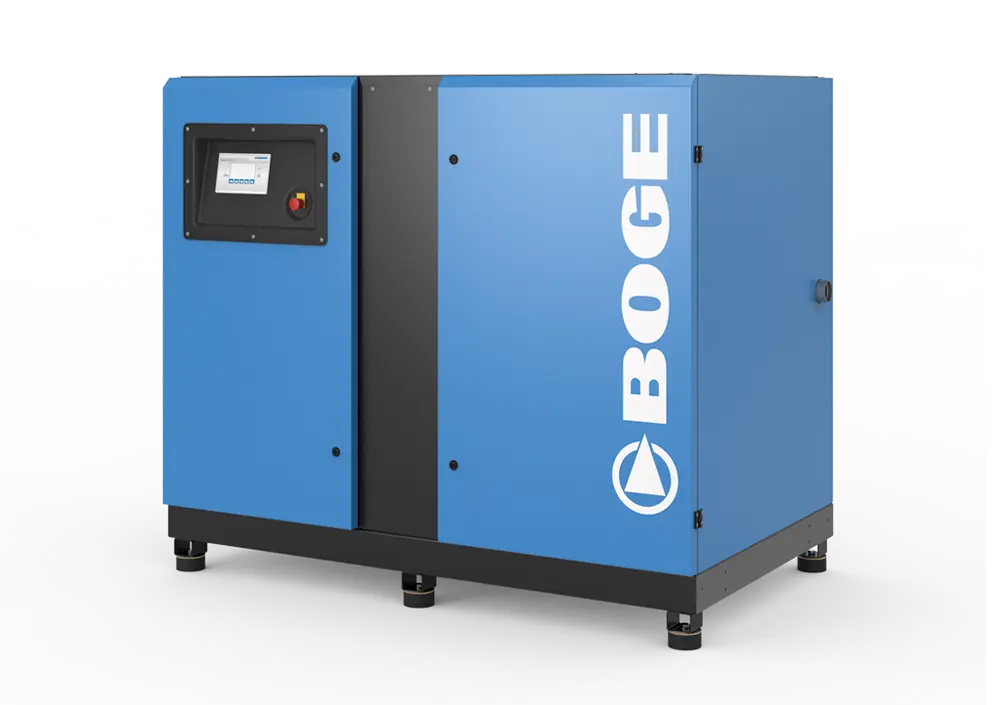BOGE oelgeschmierter Schraubenkompressor S-4 Baureihe von 37 bis 110 kW