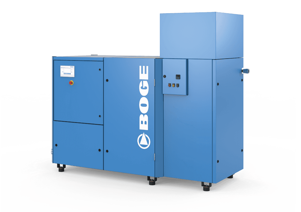 BOGE Schraubenkompressor fuer oelfreie Druckluft SO-3 bluekat Baureihe von 30 bis 45 kW