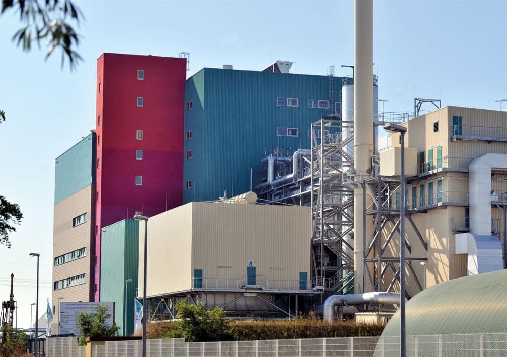 Gebaeude einer Produktion