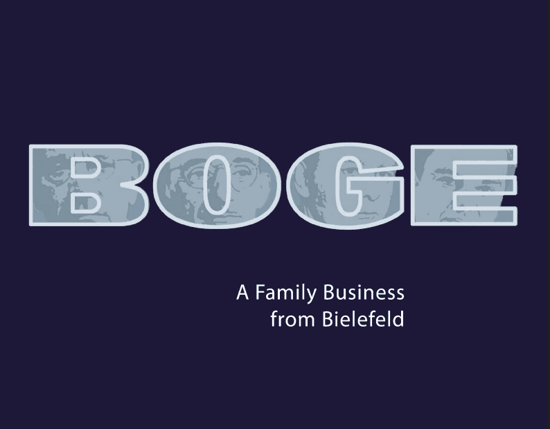 The BOGE Book tells the story of our family business from 1907 to today – with historical photos and exclusive insights. Download the PDF now.