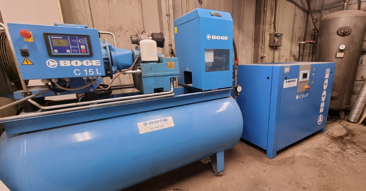 Microtechniek verhuist mét BOGE compressor