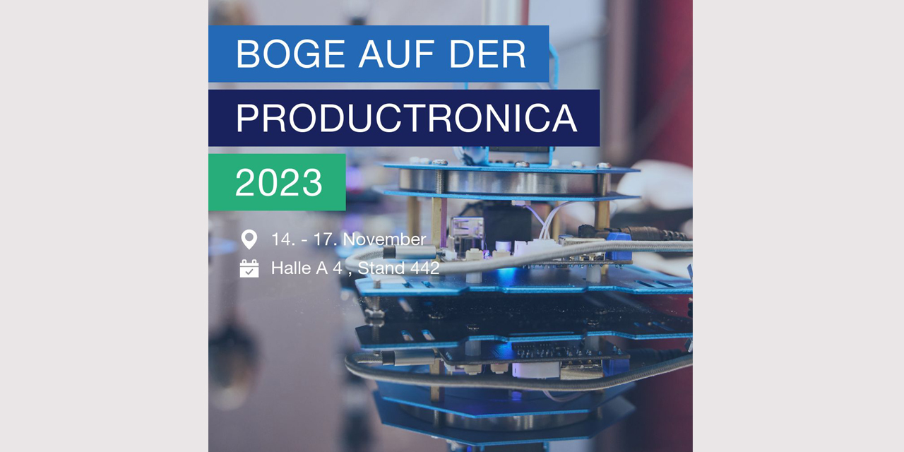 Ankündigung der productronica Messe
