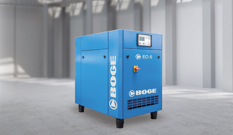 Abbildung des Luftkompressors Eo6 von BOGE Kompressoren